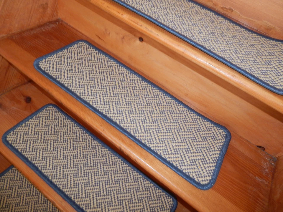 13 PASOS 9" x 25' peldaños escalera escalera LANA TEJIDA + aterrizaje 25" X 30". Foto 3 de 4