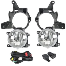 LABLT Pair of Fog Light For 2013-2015 Toyota Rav4 Lamp w/Cover+Wiring+Switch Kit