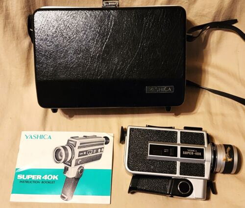 Vintage Yashica Super 40K Movie Camera with Case - Good Condition