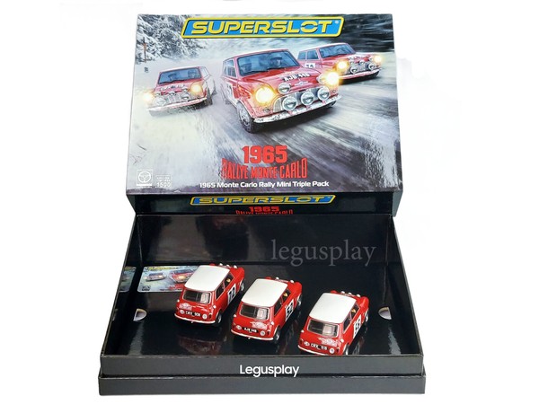Slot Car Superslot H4488A 1965 Monte Carlo Rally Mini - Triple Car Pack-image