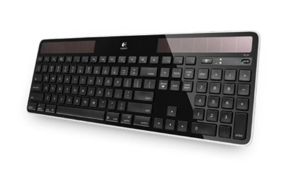 Logitech K750 Solar Tastiera Wireless a 2.4 GHz per Windows, con Mini Ricevitore