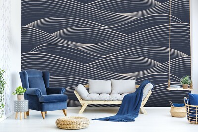 3D Wave Texture ZHU2265 Wallpaper Wall Mural Removable Self-adhesive Zoe