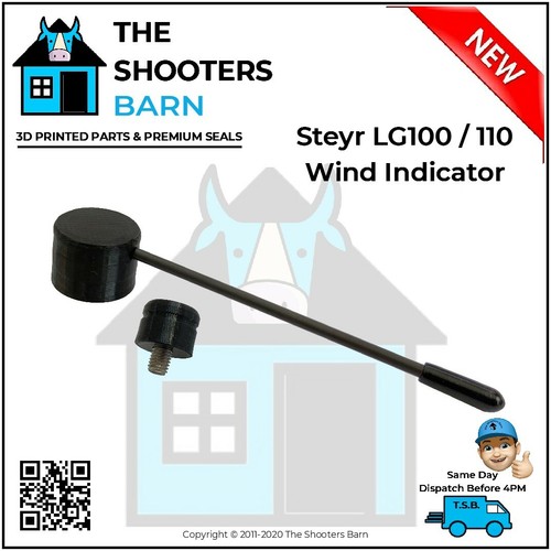 Indicador de viento giratorio Steyr LG100/110 modelos de descanso de banco a juego, desafío, pies - Imagen 8 de 29