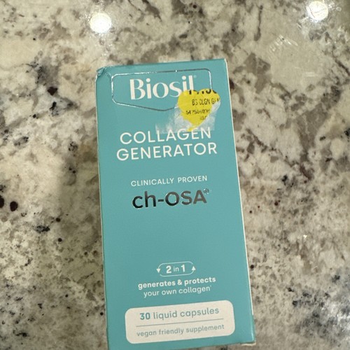 Biosil Collagen Generator ch-OSA Hair Skin Nails Joints 30 Liquid Capsules 2025