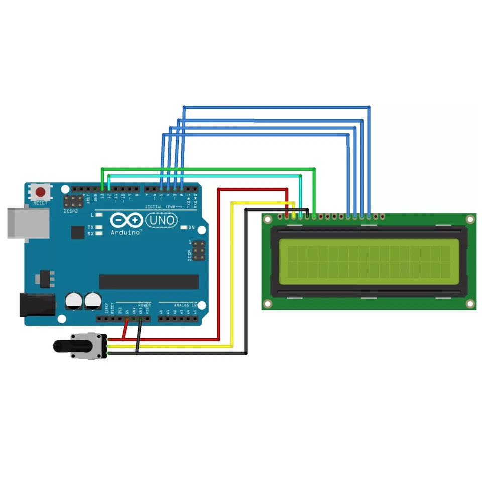 LCD 1602 Azul Pantalla Display 16x2 Arduino Retroiluminado electrónica REF1001 - Imagen 4 de 4