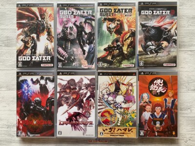 SONY PSP God Eater & Lord of Arcana Apocalypse & Onore no Shinzuru Michi wo Yuke