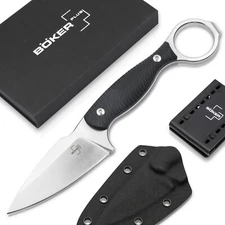 Boker Plus Accomplice Fixed Knife 3.23" D2 Blade G10 Handle Kydex - 02BO176
