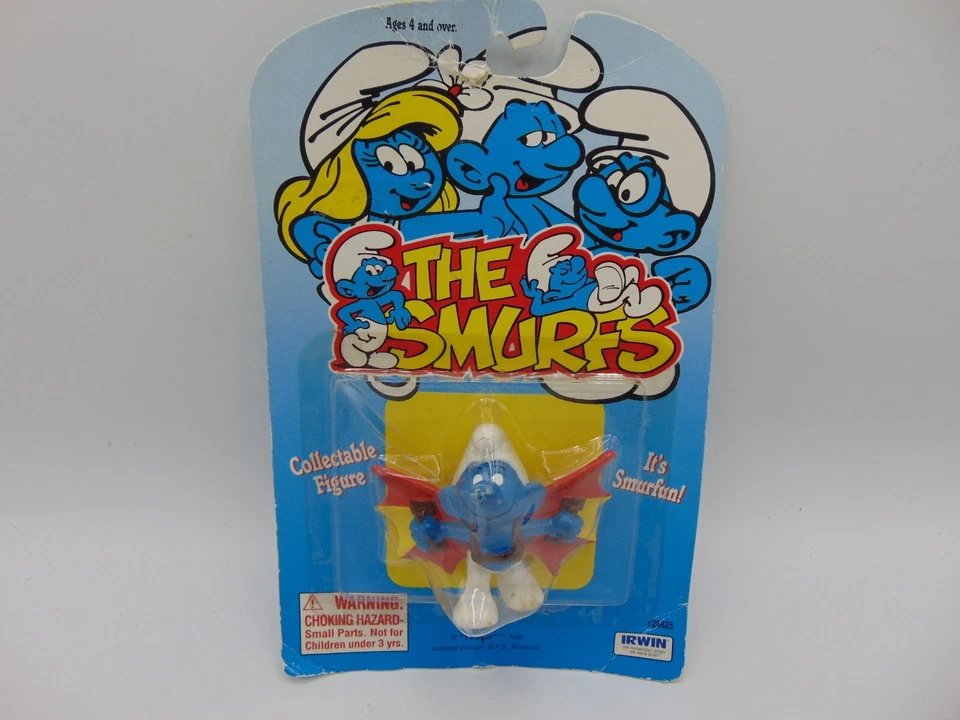 1995 Los Pitufos Ala delta Pitufo Figura Schleich Irwin Peyo 20825 Nuevo Irwin Foto 2 de 4