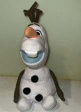 Authentic Disney Store Frozen Olaf Snowman 13" Medium Plush Stuffed Toy Doll
