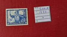 German Empire/Third Reich 1933 'Wagner Operas'.  Michel: 506A in MNH.
