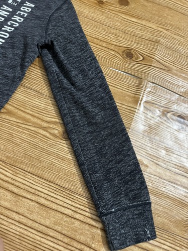 Abercrombie Kids Gray Hoodie Jacket Full Zip Kangaroo Pockets Boys Size 11/12 - Picture 16 of 16