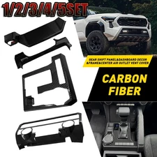 Carbon fiber Car Inner Dashboard Panel Frame Trim For Toyota Tacoma 2024 252-10x