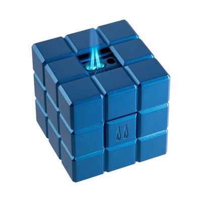 Colibri Cigar Torch Lighter Heritage 2 in 1  Cube Desk Blue