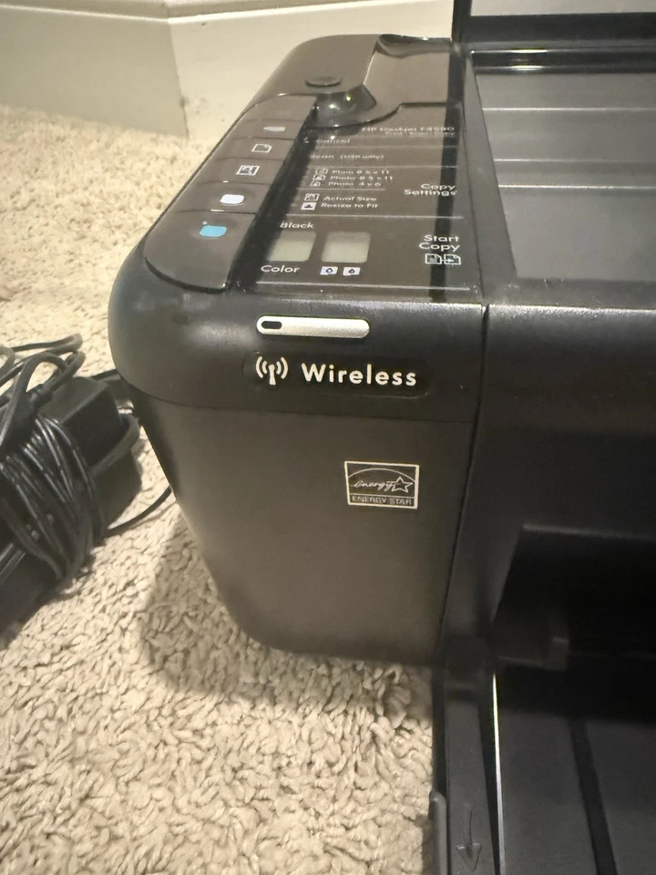 HP DeskJet F4580 Computer Drucker Scanner Kopierer All-in-One WLAN fähig - Bild 4 von 4