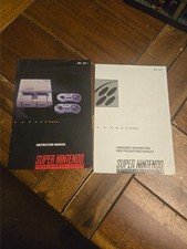 Super Nintendo Console Manual SNES System Instruction Booklet ONLY - VG05