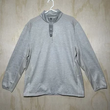 PGA Tour Thermal Men’s Pullover Size Large Beige  Golf sweatshirt NWT MSRP $85