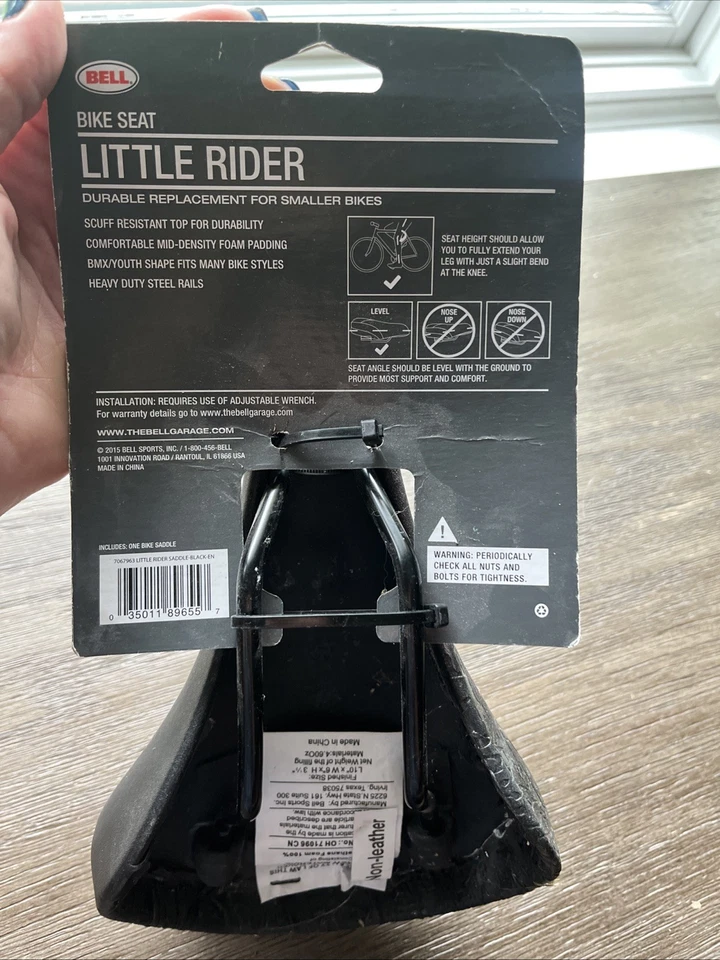 Asiento de bicicleta Bell Little Rider el asiento de bicicleta original Foto 2 de 2