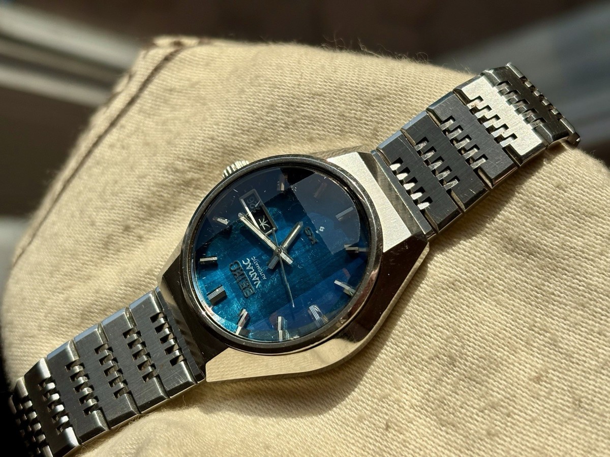 デットストックSEIKO VANAC 5626-723A King Seiko VANAC 5626-723A Blue Morpho 56KS Faceted Crystal