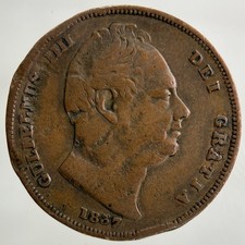 1837 William IV Farthing Coin | Collectable Grade