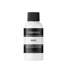 Chreign Acrylic Leather Paint White - Paint Custom Shoes Sneakers Bags 1 oz.