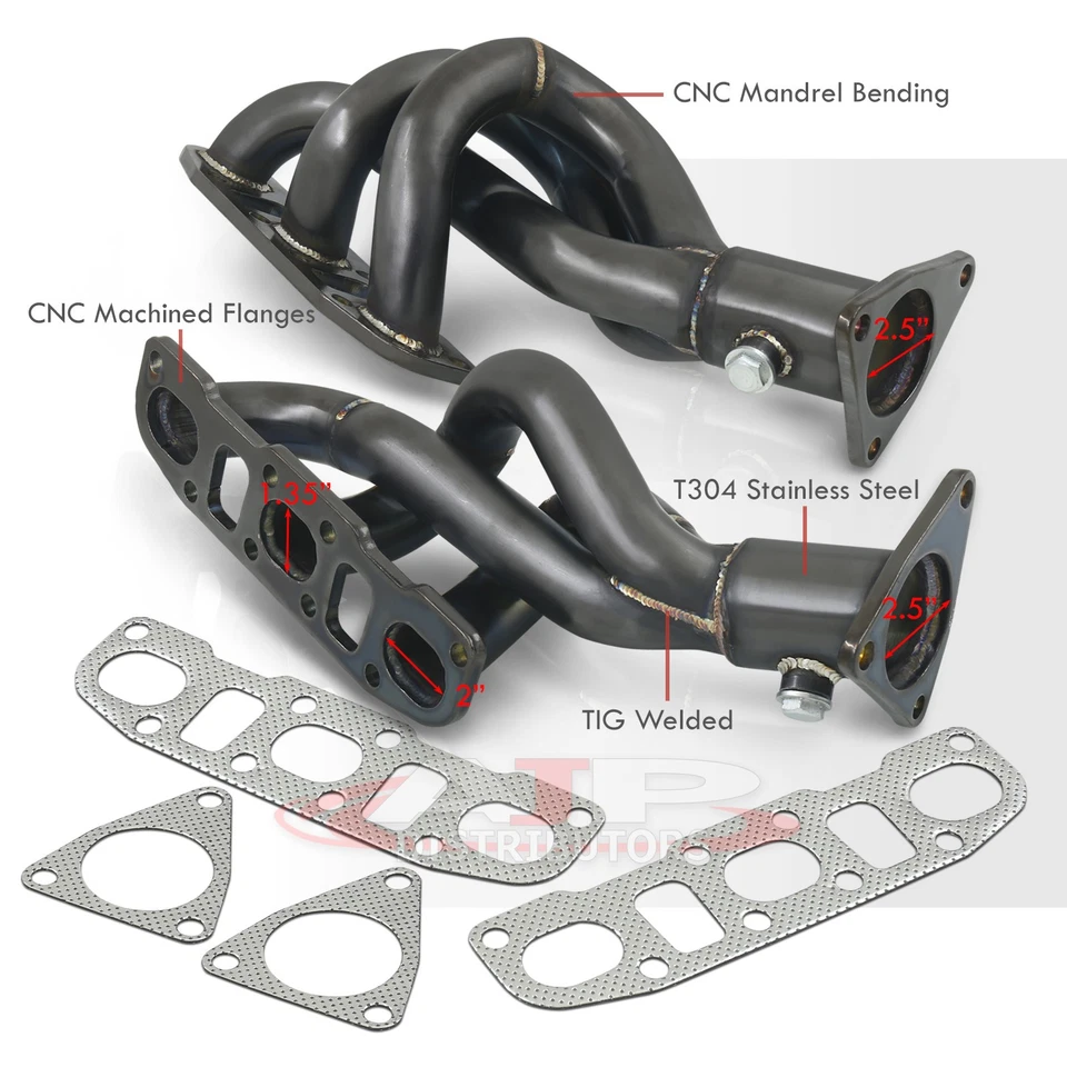 Gunmetal Header Manifold For 2009-2020 Nissan 370Z G37 VQ37 / 07-08 350Z VQ35HR - Image 4 of 4