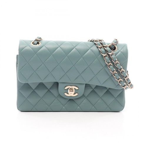 Chanel Matelasse W flap shoulder Bag lambskin sheepskin r0_0720