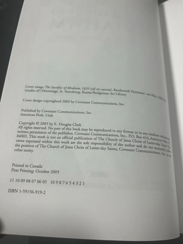 The Blessings of Abraham Becoming a Zion People E Douglas Clark LDS Mormon CLEAN - Image 4 of 4