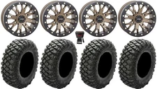 System 3 SB-4 Bronze (6+1) 15" Wheels 35" Crawler XG Tires Can-Am Defender