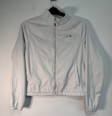 New Balance Jacke Damen Large weiß silber Softshell Full Zip Trainingsanzug Top