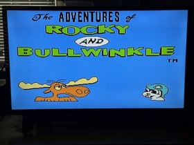 The Adventures of Rocky & Bullwinkle & Friends Nintendo NES Cleaned/Tested