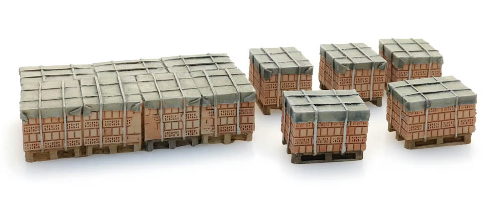 Artitec 487.801.91 Load: Bricks On Pallet 70 X 23 Mm Scale HO 1:87