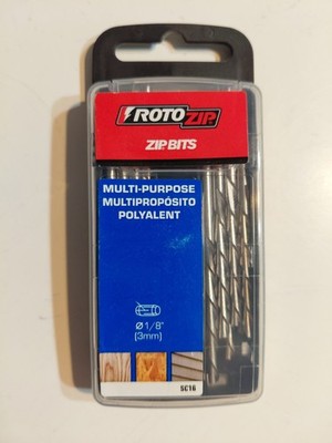 RotoZip  Zip Bits Multi Purpose  1/8  Cutting Bits 16 Pack New.   (SC16)