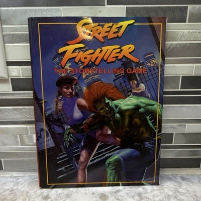  Street Fighter Storytelling Game RPG Book 1994 White Wolf 