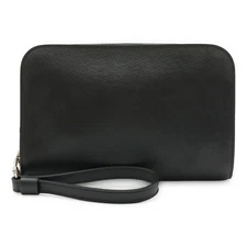 Louis Vuitton Taiga Clutch Bag Men Black One Size 590694