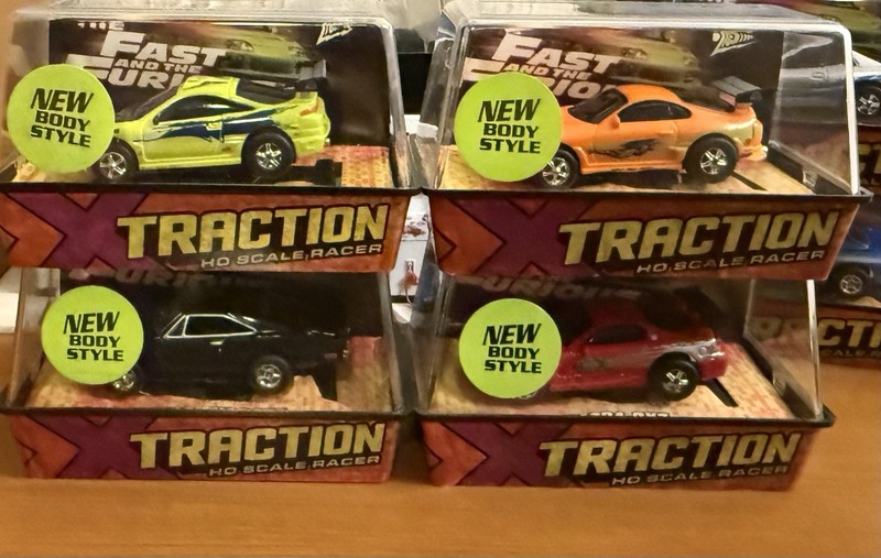 New Johnny Lightning Xtraction H.O. 2001 Fast & Furious Movie Slot Car Set of 4