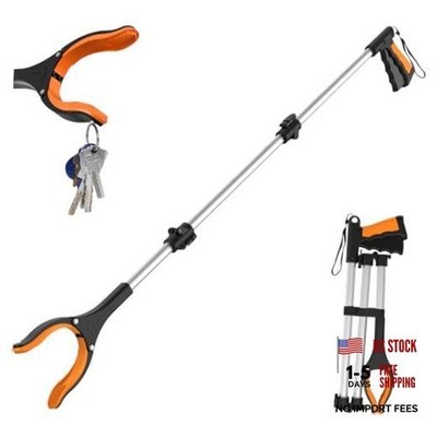 32'' Heavy Grabber Tool Industrial Pick Up Stick Hand Grip Reach Trash Reacher