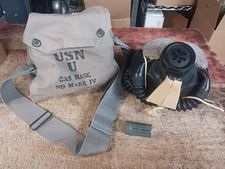 WW2 US Navy Gas Mask Mk IV Original New Old Stock