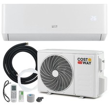 Climatiseur 12000 BTU Mini Split 3,4Kw Unité Climatisation Pompe à Chaleur 70m²
