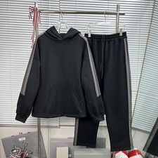 Thom Browne Mens Spring New Striped Sweatshirt Sweatshirt Sweatshirt Suit Series