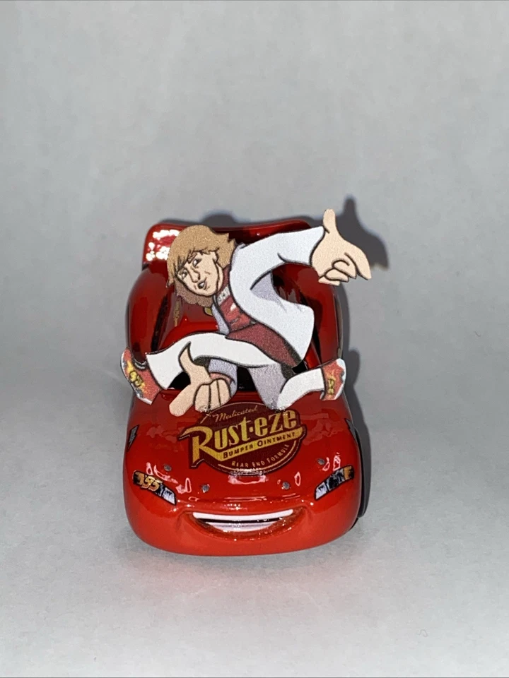 Coches Disney Pixar PERSONALIZADOS Owen Wilson Lightning McQueen 1:55 Die-cast *CORTE PROFUNDO* Foto 2 de 4