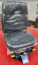 KAB 411 Mechanical Suspension Seat 400 Series Black Vinyl Tractor Construction