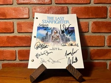 The Last Starfighter Autographed Cast Signed Script Full Screenplay Reprint