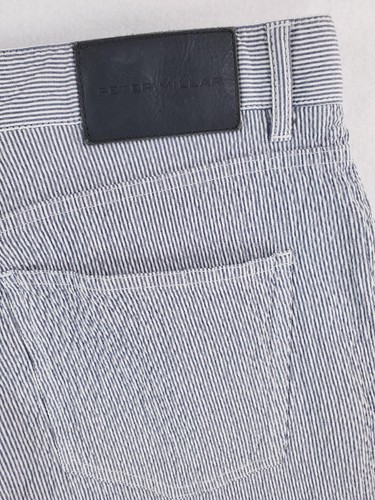 Peter Millar Hose Herren 36x28 blau weiß Seersucker Streifen Five Pocket Stretch - Bild 6 von 15