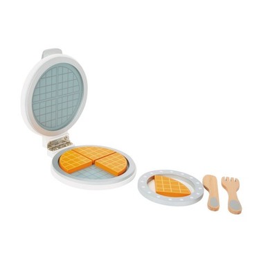 Small Foot Wooden Waffle Iron Toy For Play Kitchen Pretend Play Ages 3+