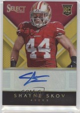 2014 Panini Select Rookie Auto Gold Prizm 8/10 Shayne Skov #RA-SS Auto 0f6