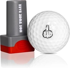 Reusable Self-Inking Golf Ball Stamper Stamp Marker to Identify Golf Balls