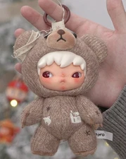 Hirono Road Journal Series Blind Box Figures Toy Plush Doll Toys -woven woods