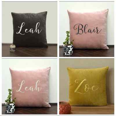 Personalized name Cushion custom cushion cover custom pillow Girls Bedroom Gift