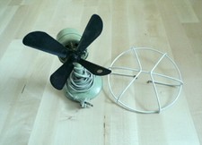 GLASHÜTTER PRÄZISION Tischventilator Antiker Ventilator Elektrischer Lüfter Rar