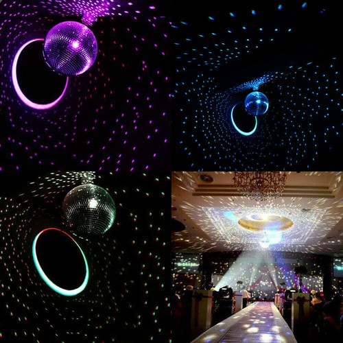 6-12" Large Mirror Glass Disco Ball Party Bands Club DJ Stage Lighting Effect - Picture 2 of 13